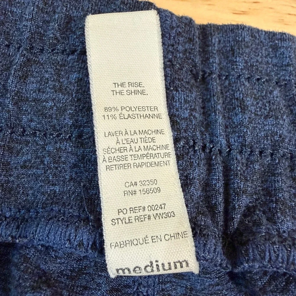 Vuori Performance Joggers Womens Size M Navy Heather Stretch Sweatpants VW303 - Picture 5 of 9